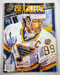 Beckett Hockey Monthly - April 1996 -  Issue #66 - WAYNE GRETZKY - BLUES UNIFORM