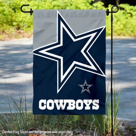 Dallas Cowboys Large Logo Official Garden Yard Banner Flag Cover