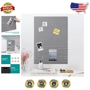 Decorative 20" x 28" Velvet Memory Board - Perfect for Home & Office - Picture 1 of 10