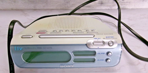 SONY Liv Dream Machine ICF-C273 AM/FM Dual Alarm Clock Radio TESTED Very Good! Cover