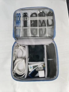 Multifunctional Electronic Travel Accessories Wire Storage Bag Black Waterproof - Picture 1 of 8