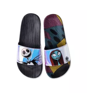 Sandalias Ground Up Pesadilla antes de Navidad Slide para mujer Jack and Sally - Imagen 1 de 13