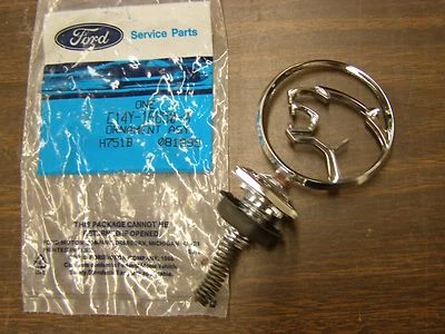 Орнамент панели коллектора отделка эмблема капота Mercury Cougar 1981 1982 годов выпуска от оригинального производителя новый из старых запасов XR7 - Изображение 1 из 4