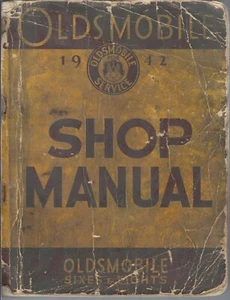 Vintage 1942 Oldsmobile Service Werkstatthandbuch Oldsmobile Sixes & Eights, original - Bild 1 von 4