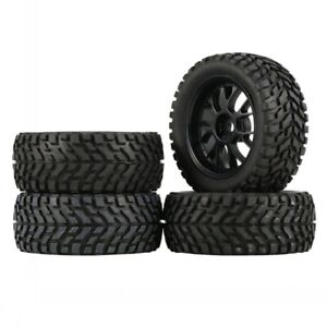 75mm RC Car Hex Wheel Tires Set for WLtoys 144001 1/14-1/18 HSP Tamiya Remo 1631