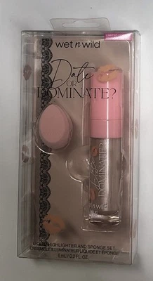 Wet n Wild Date Or Dominate Liquid Highlighter & Sponge Set - Image 1 of 2