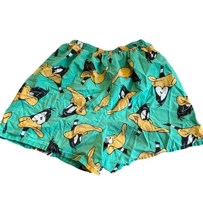 Pantalones cortos de pijama Looney Tunes Pato Lucas para mujer medianos de puntada única Foto 1 de 4