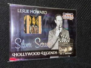 LESLIE HOWARD 2008 Donruss Americana Hollywood Legends Silver Screens #14/100 - Picture 1 of 2