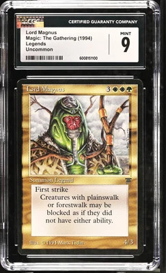 LORD MAGNUS Legends CGC 9 MTG EDH [Nostalgium] - Image 1 of 2