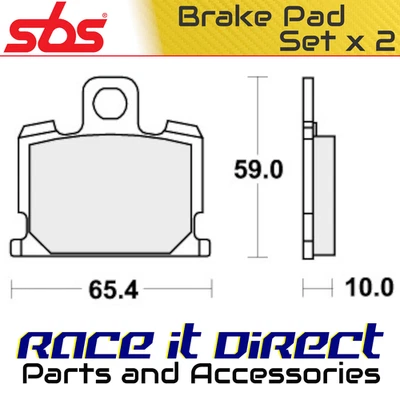 Pastillas de freno para YAMAHA XJ 1100 J MAXIM 1982 Front Street SBS Foto 1 de 4
