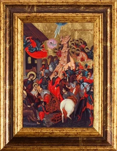 Ikone Anbetung der Heiligen Drei Könige  - Bild 1 von 5