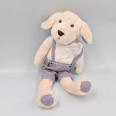 Doudou chien marin écru blanc bleu marine rayé JACADI - 35786 - Photo 1/2