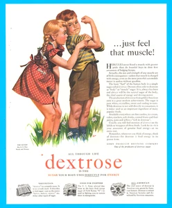 Dextrose kids health sugar Corn Products vintage print ad 1943 WWII Army farm - Picture 1 of 4