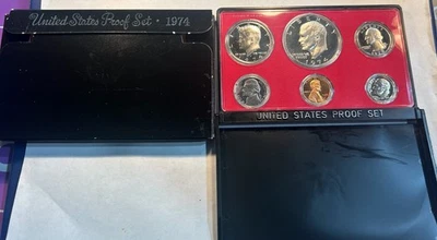 1974 - S  Proof Set U.S. Mint Original Government Packaging. - Image 1 of 4