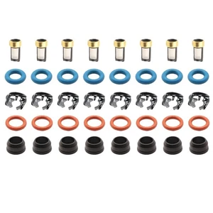 Juego de 8 sellos de reparación de inyector de combustible para 99-07 GM Chevy Silverado 1500 GMC... - Imagen 1 de 5