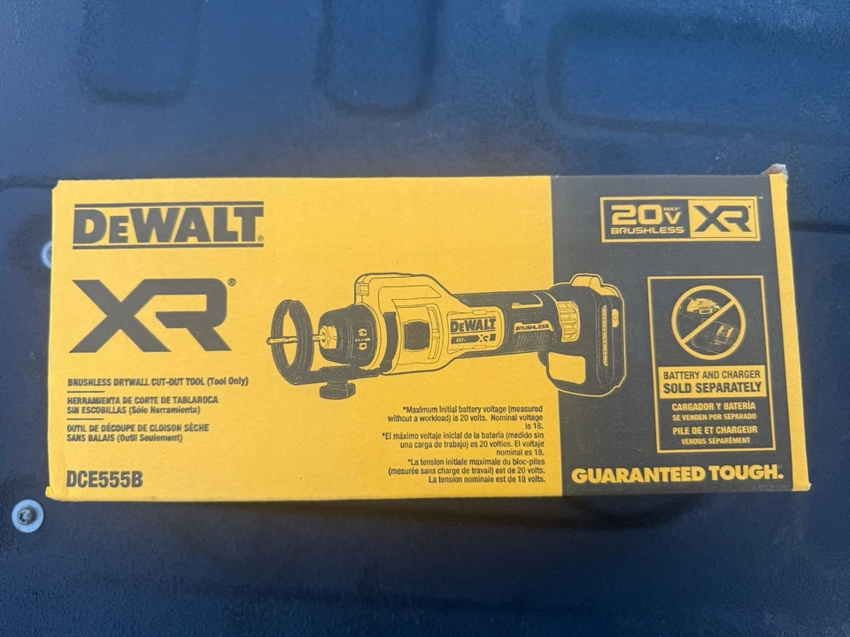 Dewalt DCE555B 20 volt XR Cordless Drywall Cut Out Rotary Tool BRAND NEW - Image 1 of 1