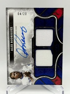 2025 Alex Rodriguez Topps Tier One #AT1R-ARO Autographed Tier One Dual Relic /20 - Picture 1 of 11