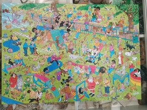 Jan Van Haasteren "Dog Parkour" 2024 100% Complete 1000 pc Jigsaw Puzzle - Picture 1 of 4