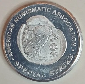 1x 2025 ANA NATIONAL COIN WEEK. Athena Owl  Tetradrachm. Steamboat Willie Iconic - Picture 1 of 6