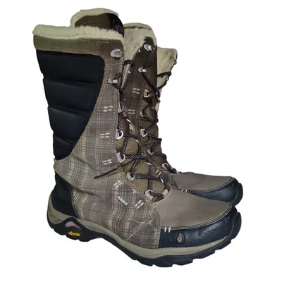 Botas Ahnu Northridge para mujer talla 8 altas aislantes cremallera con cordones Vibram al aire libre Foto 1 de 4