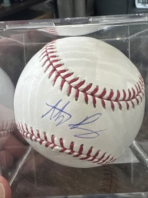 Béisbol firmado por Anthony Rizzo con fanáticos y certificado de autenticidad MLB Chicago Cubs NY Yankees 🔥🔥 Foto 1 de 2