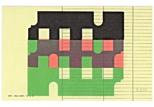 AK Karel Martens "Ohne Titel" (Ungebundene Ausstellung 2025) Stedelijk Museum MNT - Bild 1 von 1