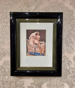 Erotik GycléeKunstdruck original nach Peter Fendi "Sex Im Bade" aus dem 18. Jhd. - Bild 1 von 8