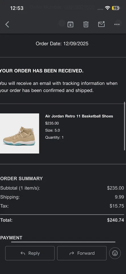 Nike Air Jordan 11 Retro H-Town City Pack IO8960-707 Men's Size 5 DS Presale - Image 1 of 1