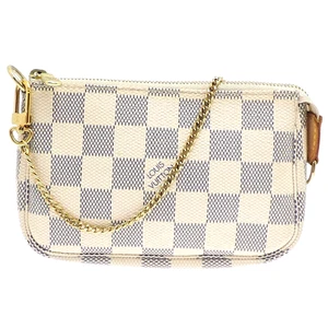 Louis Vuitton Mini Pochette Accessova Damier Azur N58010 Hand Bag #13393 - Picture 1 of 8