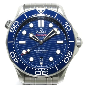 Auth OMEGA Seamaster Diver 300M 210.30.42.20.03.001 83512658 Blue Wrist Watch - Picture 1 of 13