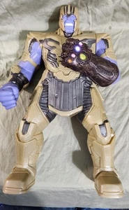 Marvel Avengers Endgame Power Punch Thanos 13" Figure Lights Sound Talking VG  - Picture 1 of 5