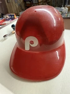 1980’s Philadelphia Phillies Plastic Full Size Batting Helmet MLB USA Made - Picture 1 of 3