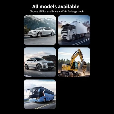 24V Fan For Trucks SUVs Fast Warmth Defrosting Function Transportable And Low - Image 1 of 4