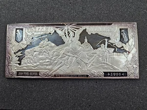 ๐ 1996 Washington Mint 8 Troy oz .999 Silver $500 Certificate Educational Bar - Picture 1 of 7