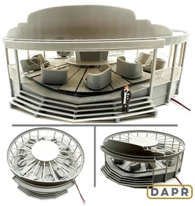DAPR - OO Gauge Model Kit - Motorised Fairground Waltzer Ride (with LED) - Picture 1 of 6