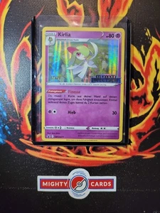 Carta Pokemon Kirlia SWSH271 Spada e Scudo Holo Silver Tempest PRELEASE STAFF - Foto 1 di 4