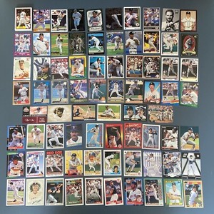 WADE BOGGS 89 Baseball Card Lot Topps Fleer Score Donruss Yankees Red Sox Rays