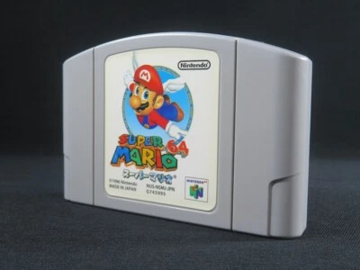 N64 Super mario 64 Nintendo Japan games Authentic cartridge retro game jpn C844 - Image 1 of 4