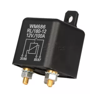 12V 24V 100A 200A 4Pin Automotive Relay Normally Open Switch Relay For Car Boat - Picture 1 of 22