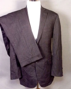 recent EUC Jos. A. Bank 1905 Wool Flannel Herringbone 2 Pc Men's Suit sz 41 L - Picture 1 of 7