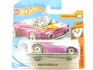 Tarjeta corta Hotwheels Rodger Dodger 2.0 púrpura muscle mania escala 1 64 sellada - Imagen 1 de 2