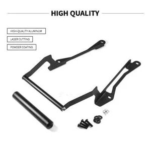 Navigation Bracket Phone Gps Bracket Extension Black For Tiger 1200 GT 2022 - - Picture 1 of 7
