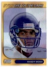 1999 Stadium Club Chrome Eyes of the Game #SCCE26 RANDY MOSS  Minnesota Vikings