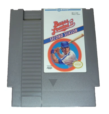 Bases Loaded II 2 Second Season NES Game (Nintendo, 1988) Cleaned Tested - Image 1 of 4