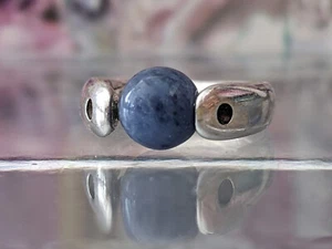 Perla real - Sodalita - Compatible con anillo Tipit S - 8mm - - Imagen 1 de 2
