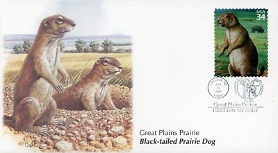 US 3506d FDC Fleetwood Prairie Dog - Image 1 of 2