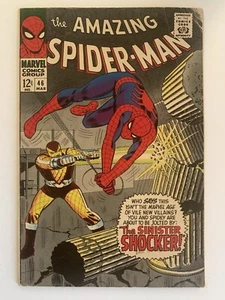 AMAZING SPIDER-MAN #46 5.5 FN- 1967 1ST APPEARANCE OF THE SHOCKER MARVEL COMICS - Picture 1 of 16