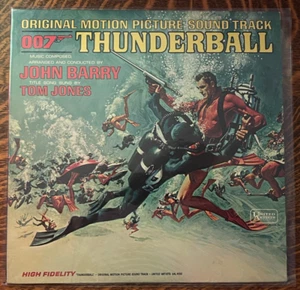 SEALED-INNER SLEEVE~12"~JAMES BOND ORIG. 1965 SOUNDTRACK THUNDERBALL~JOHN BARRY - Imagen 1 de 10