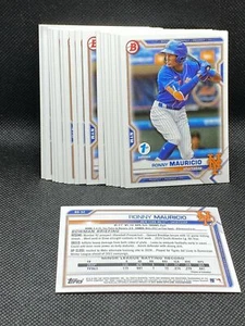 20X 2021 Bowman Draft 1st Edition RONNY MAURICIO LOT OF 20 CARDS METS BD-52 - Picture 1 of 1