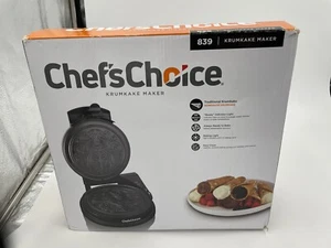 Chef's Choice Scandinavian Pizzellle Model 839 KrumKake Express Maker!! - Picture 1 of 5